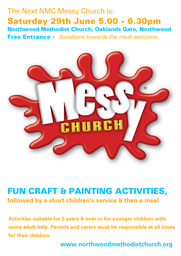 messy church Saturday june the 9th